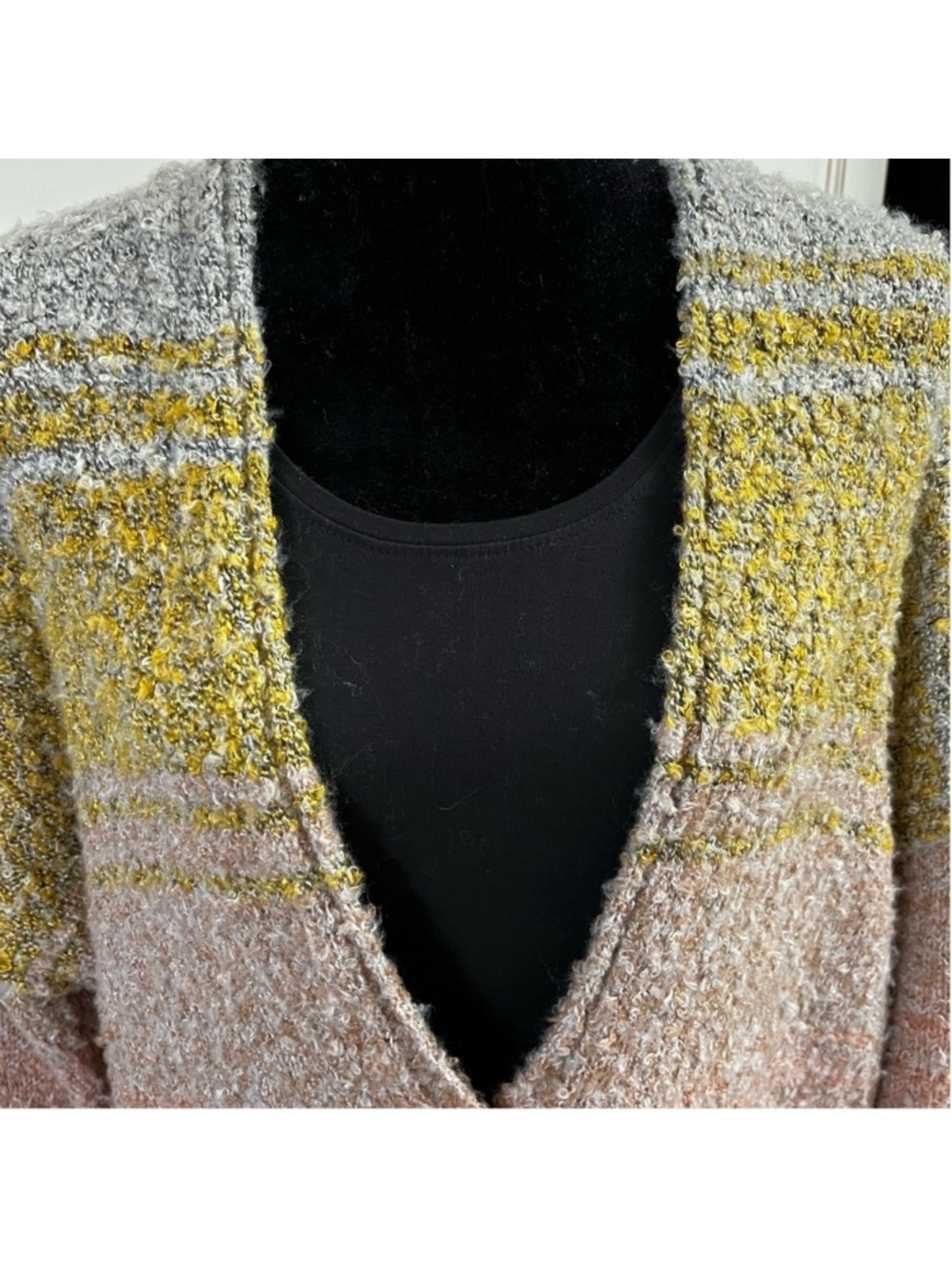 Coco & Jaimeson Color Block Cardigan Sweater - Picture 10 of 16